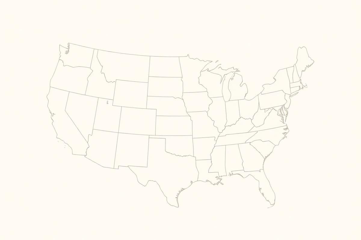 Map of the continental United States showing railcar storage locations